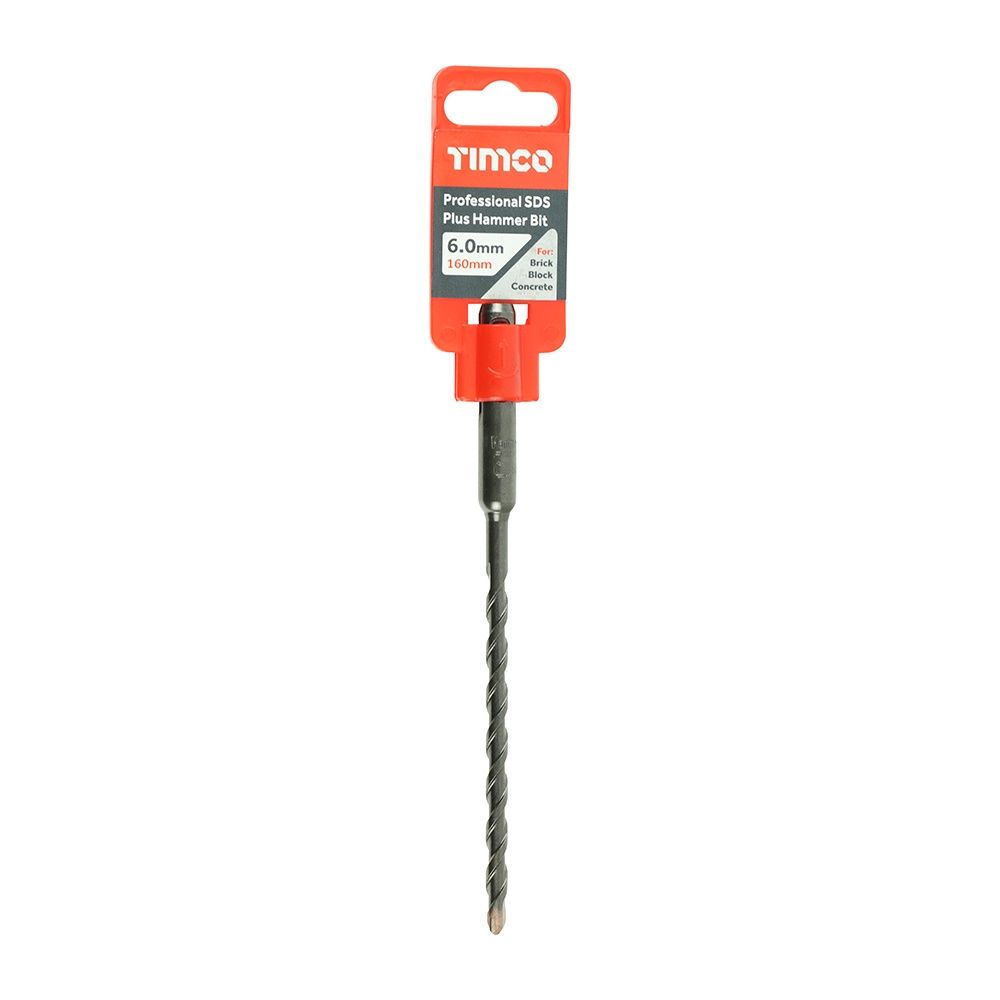 Timco Professional SDS Plus Hammer Bit 6.0 x 210 AP6210