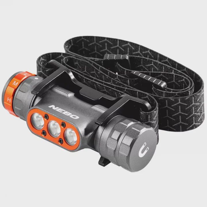 Nebo Transcend Rechargeable LED Head Torch 1500 Lumens NEB-HLP-1001-G