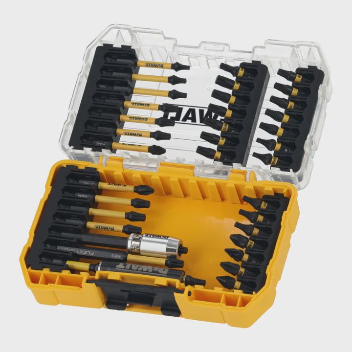 DeWalt DT70732T-QZ FLEXTORQ Screwdriver Bit Set of 37 Pieces in Toughcase