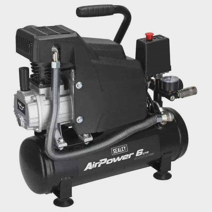 Sealey SAC0620A 6L Direct Drive Air Compressor 230V/13A Compact, Powerful &amp; Reliable for Workshops