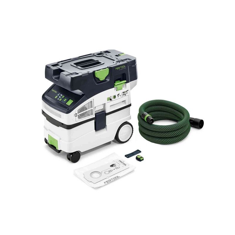 Festool 577067 Cordless Mobile Dust Extractor Cleantec CTMC Midi I-Basic