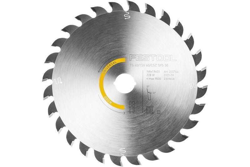Festool Saw blade WOOD UNIVERSAL HW 168x1,8x20 W28 (205764)