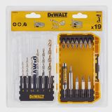 DeWalt Screwdriver & Drill Bit Set 19 Piece DT70712 -QZ - SPL