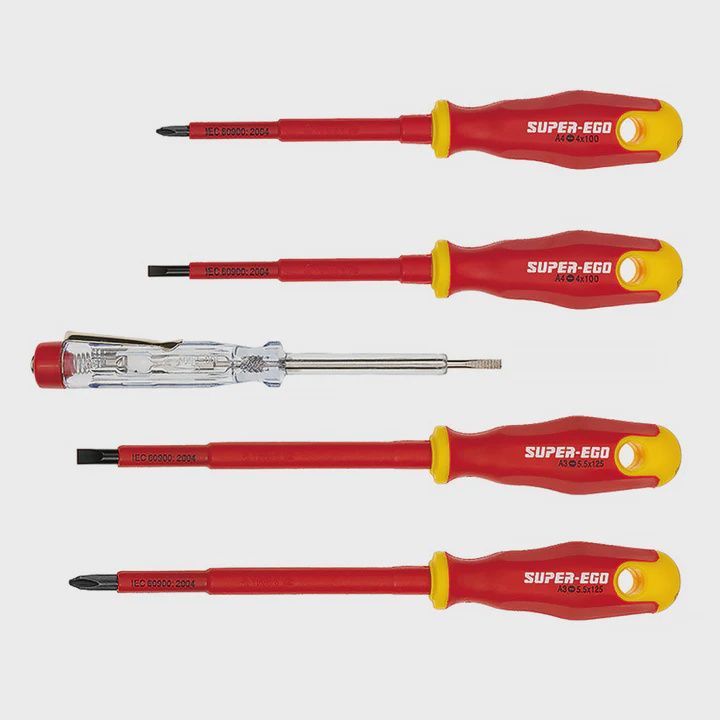 Rothenberger SUPER-EGO Screwdriver Set + Tester - 1500000671