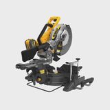 Dewalt DCS781X2 54V XR FlexVolt 305mm Crosscut Sliding Mitre Saw With 2 x 9.0Ah Batteries Charger
