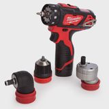 Milwaukee M12 BDDXKIT-202C 12V Drill Driver with 2 x 2.0Ah Batteries, Charger & Case 4933447773