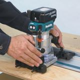 Makita DRT50ZJX3 18V LXT Brushless Router Trimmer Body With Extra Bases In Case