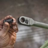 Milwaukee M12FPTR-202X 12V FUEL Brushless Pass Through Ratchet with 2 x 2.0Ah Batteries, Charger & Case