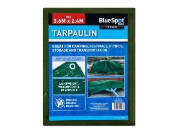 Bluespot B/S45926 Green Tarpaulin 3.6 x 2.4m
