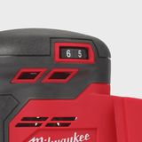 Milwaukee M18BQSS-502B 18V 1/4 Sheet Sander with 2 x 5.0Ah Batteries, Charger & Bag 4933479968