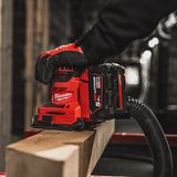 Milwaukee M18BQSS-502B 18V 1/4 Sheet Sander with 2 x 5.0Ah Batteries, Charger & Bag 4933479968