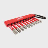 Milwaukee Shockwave Impact Duty Screwdriver Bit Carabiner Set of 10 Piece 4932480941