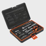 Kendo 1/4" Drive Socket Set 42 Pieces