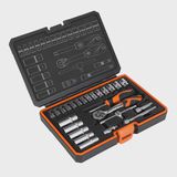 Kendo 1/4" Drive Socket Set 25 Pieces