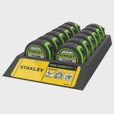 Stanley Hi-Vis Green 5m/16ft Tylon Tape Measure Easy-to-Read for Accurate Measurements XMS19HVTAPE5