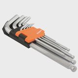 Kendo Long Arm Ball End Hex Key Set 9 Pieces