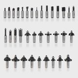 Excel 1/2in Shank Router Cutter Bit 35 Piece Set