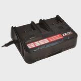 Excel 100-240V Dual Port Fast Battery Charger 2.3A