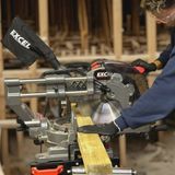 Excel 12" 305mm Sliding Mitre Saw Double Bevel 1800W/240V with Laser