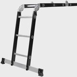 Excel 12 Tread Steel Multi-Purpose Combination Ladder with Platform