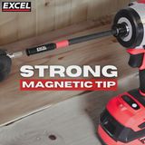 Excel 150mm Magnetic Impact Bit Holder with Blister Card