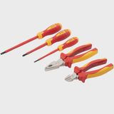 Kendo VDE Plier & Screwdriver Set 5 Pieces