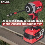 Excel 150mm Magnetic Impact Bit Holder with Blister Card