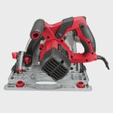 Excel 165mm Plunge Saw 1200W/240V with Guide Rail Set