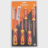 Kendo VDE Screwdriver Pack of 6 with 3 Pieces Pliers Set