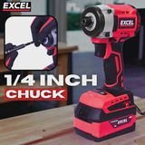 Excel 18V Brushless Impact Driver Body Only (Battery & Charger Not Included)