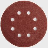 Abracs Hook & Loop 125mm Sanding Discs 8 Holes 80G Pack of 25 ABHL8125080