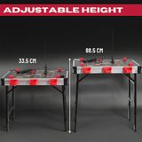 Excel 2-in-1 Foldable Workbench Table Sawhorse Adjustable Height With 2 Clamps