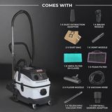 Excel 30L Wet & Dry Dust Extractor Vacuum Cleaner 240V/1600W