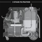 Excel 30L Wet & Dry Dust Extractor Vacuum Cleaner 240V/1600W
