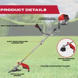 Excel 52cc Petrol Grass Trimmer & Brush Cutter 2 in1 Multi Garden Tool