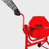 Excel 70L Portable Cement Concrete Mixer 240V/220W with Wheels