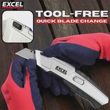 Excel Auto Reload Utility Knife with 5 Blades