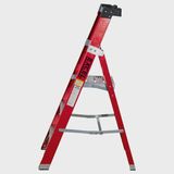 Excel Electricians Fibreglass Platform Step Ladder 4 Tread 1.57m EN131