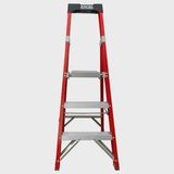 Excel Electricians Fibreglass Platform Step Ladder 6 Tread 2.04m EN131