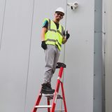 Excel Electricians Fibreglass Platform Step Ladder 6 Tread 2.04m EN131