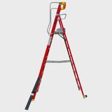 Excel Electricians Fibreglass Podium Step Ladder 8 Tread 3.18m EN131-7