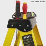 Excel Electricians Fibreglass Step Ladder 5 Tread 1.56m Heavy Duty
