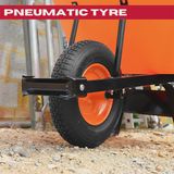 Excel Heavy Duty 120L Wheelbarrow Plastic Tray