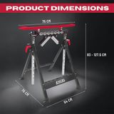 Excel Multi-Function 4 in 1 Workbench Table Trestle Roller Stand Adjustable Height