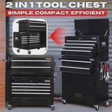 Excel Roller Tool Chest Cabinet 8 Drawer Storage Toolbox