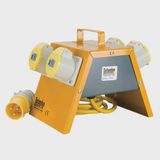 Defender E13104 4x 16A 4 Way Splitter Socket Adaptor Plug Lead Cable 110V