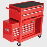 Excel Roller Tool Chest Cabinet 8 Drawers Storage Toolbox Red