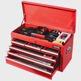 Excel Roller Tool Chest Cabinet 8 Drawers Storage Toolbox Red