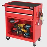Excel Roller Tool Chest Cabinet 8 Drawers Storage Toolbox Red