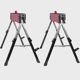 Excel Steel Sawhorse Adjustable Legs Twin Pack 1178Kg Capacity